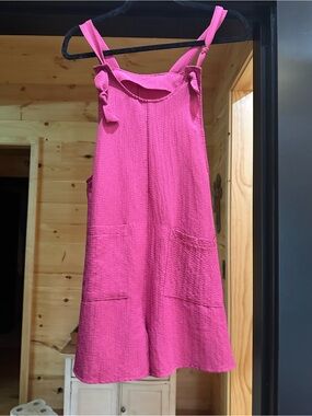 Fuchsia Short Romper